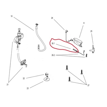 Пружина петли двери пмм Weissgauff DW4015 Б/У