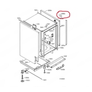 Фиксатор пмм Zanussi ZDT 5052 Б/У (1525244008, 1525244107 на схеме 586A)