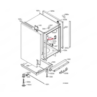 Фитинг пмм Zanussi ZDT 5052 Б/У (50223901005 на схеме 514)