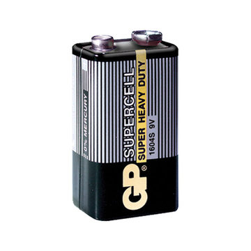 Батарейка GP 1604S-OS1 (солевая, 6LF22 (крона), 1 шт., без блистера, 1/10/500, срок хранения 7 лет)