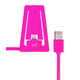 Докстанция PQI i-Cable Stand with Lightning Pink