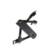 Кабель Present 3 in 1Black (USB/MicroUSB/Lightning)