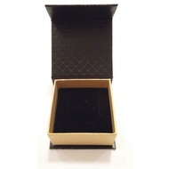 Коробка Present Paper FB1105 Black Gold (картон, на магните, 65х63х35мм)