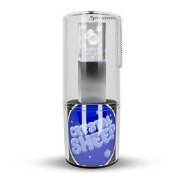 Оригинальная подарочная флешка Present G100 08GB Sheep Blue LED (стекло/металл, синий светодиод, в блистере)