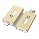 Накопитель USB2.0 Present i-Flash Dual F1 16GB Gold