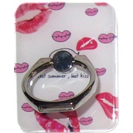 Крепление-кольцо Present U-033 Pink (поцелуи, металл, пластик)