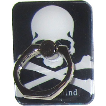 Крепление-кольцо Present U-050 Black White (череп с костями, металл, пластик)