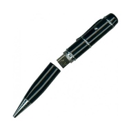 Оригинальная подарочная флешка SuperTalent NGL 4GB Black (ручка металлическая, без блистера)