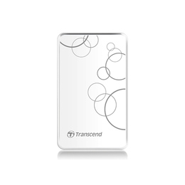 Внешний жесткий диск 1 TB Transcend StoreJet 25A3 White (2.5", USB2.0/USB3.0, противоударный)