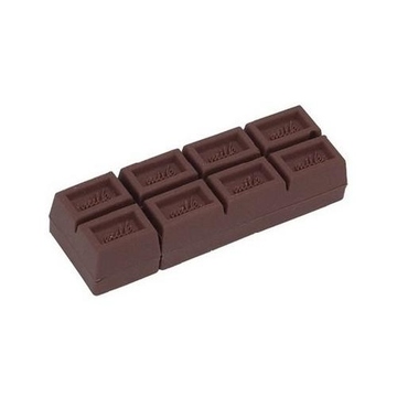 Оригинальная подарочная флешка Present FOOD11 32GB (шоколадная флешка, плитка настоящего швейцарского молочного шоколада)