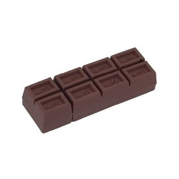 Оригинальная подарочная флешка Present FOOD11 04GB (шоколадная флешка, плитка настоящего швейцарского молочного шоколада)