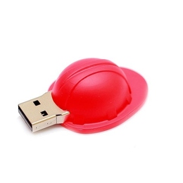 Оригинальная подарочная флешка Present ORIG144 16GB Red (строительная каска)