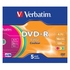Диск DVD-R Verbatim Slim Case 5шт 