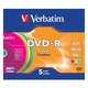 Диск DVD-R Verbatim Slim Case 5шт (4.7GB, 16x, Color, 43557)