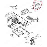 Модуль управления пмм Zanussi ZDT 5052 Б/У (на схеме 14 рисунка 6)