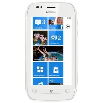 Смартфон Nokia Lumia 710 White White (5Mp, 3.7", 480x800, Bluetooth, Wi-Fi, 3G, GPS)