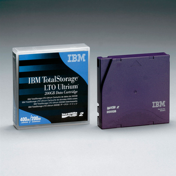 Стриммерная лента IBM LTO Ultrium 2 cartridge 200GB/400GB (08L9870)