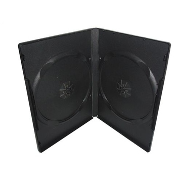 Коробка DVD-Box Black (14мм, двойной, 100шт. в упаковке)