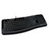 Microsoft Comfort Curve Keyboard 3000 Black