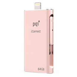 Флешка USB 3.0 PQI iConnect 64 гб Rose Gold