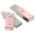 Флешка USB 3.0 PQI iConnect Mini 32Гб Rose Gold