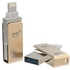 Флешка USB 3.0 PQI iConnect Mini 64 гб Gold