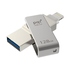 Флешка USB 3.0 PQI iConnect Mini 128гб Gray