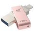 Флешка USB 3.0 PQI iConnect Mini 128гб Rose Gold