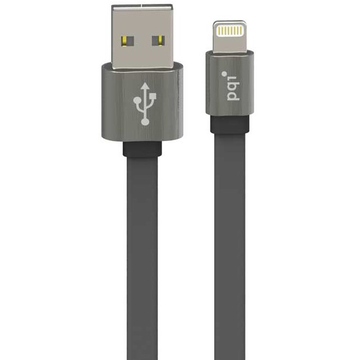 Кабель PQI i-Cable USB2.0-Lightning Metallic Gray (1м)
