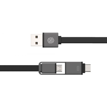 Кабель Nillkin USB2.0-USB-С-microUSB Black (1,2м)