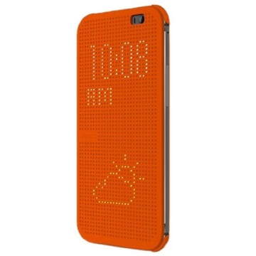 Чехол HTC HC M110 Dot View Flip Orange (для HTC One E8)
