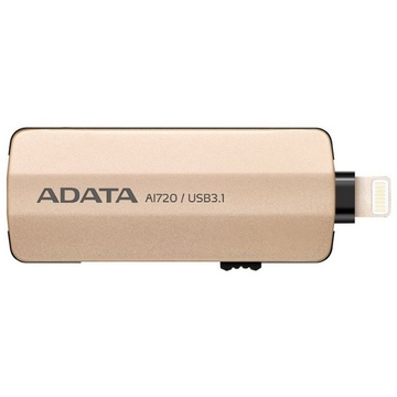 Накопитель USB3.1 A-Data AI720 i-Memory 64 гб Gold