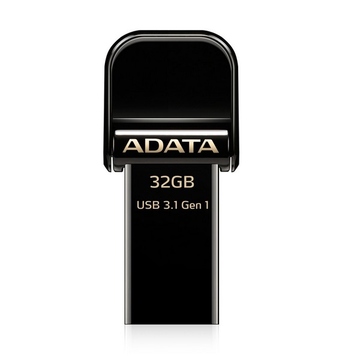 Накопитель USB3.1 A-Data AI920 i-Memory 32Гб Glossy Black