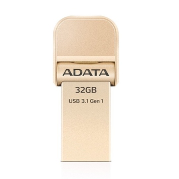 Накопитель USB3.1 A-Data AI920 i-Memory 32Гб Gold
