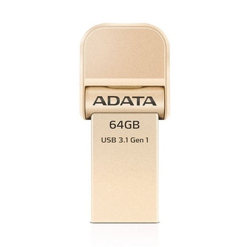 Накопитель USB3.1 A-Data AI920 i-Memory 64 гб Gold