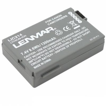 Lenmar LIC214 (аналог аккумулятора Canon BP-214, 7.4V, 1300mAh]