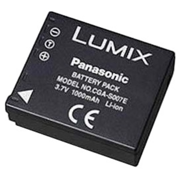 Panasonic CGA-S007E/1B (для DMC-TZ1/TZ2/TZ3/TZ4/TZ5, 1000mAh)
