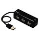 Card reader Apacer Hub PH250 Black (3 USB порта, miniUSB for Data Transfer)