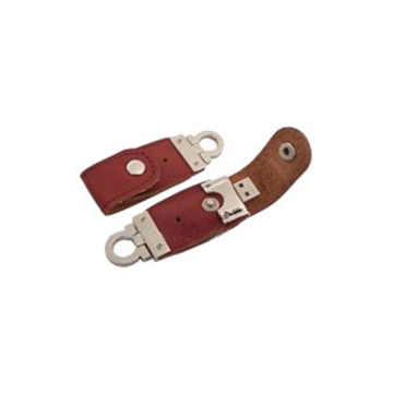 Флешка под логотип Apexto U503C 8 GB Brown (кожа, без блистера)