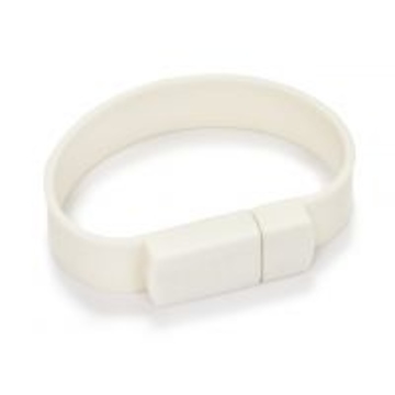 Оригинальная подарочная флешка Apexto U601C 2GB White (браслет)