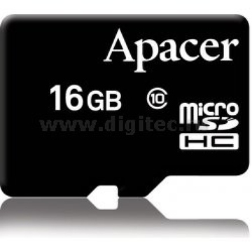  MicroSDHC 16Гб Apacer Класс 10 (без адаптера)