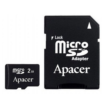  MicroSD 01Гб Apacer (адаптер)