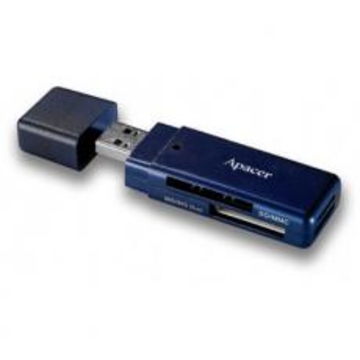 Card reader Apacer AM401 Blue (SD/SDHC/microSD/MS/PRO/Duo/M2/MMC)