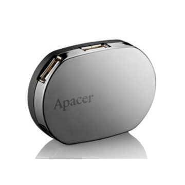 Концентратор USB2.0 Apacer AP110 Silver (4 USB порта, USB 2.0)