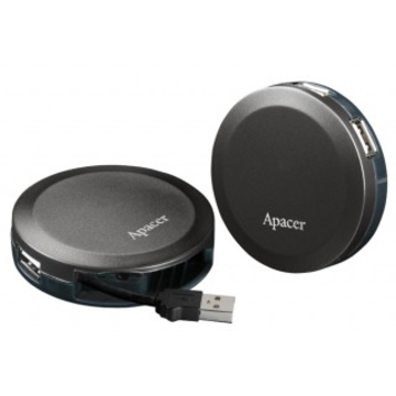 Концентратор USB2.0 Apacer AP520 Black (4 USB порта)