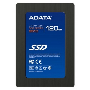 SSD A-data S510 120GB (Turbo, 2.5", SATA III, плюс внешний корпус)