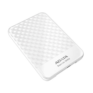 Внешний жесткий диск 500 gb A-Data SH02 White (2.5", USB2.0, защита от царапин)
