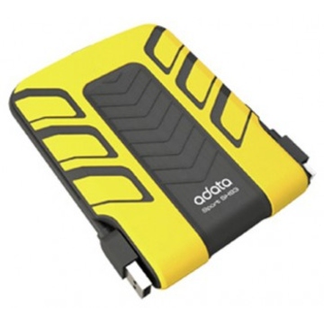 Внешний винчестер 500 gb A-Data SH93 Yellow (2.5", USB2.0, прорезиненный корпус, антишок)
