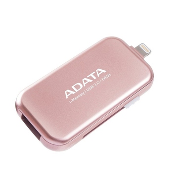 Флешка USB 3.0 A-Data UE710 i-Memory Elite 64 гб Rose Gold