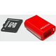  MicroSD 02Гб A-Data Red (microReader V3 RDRD)